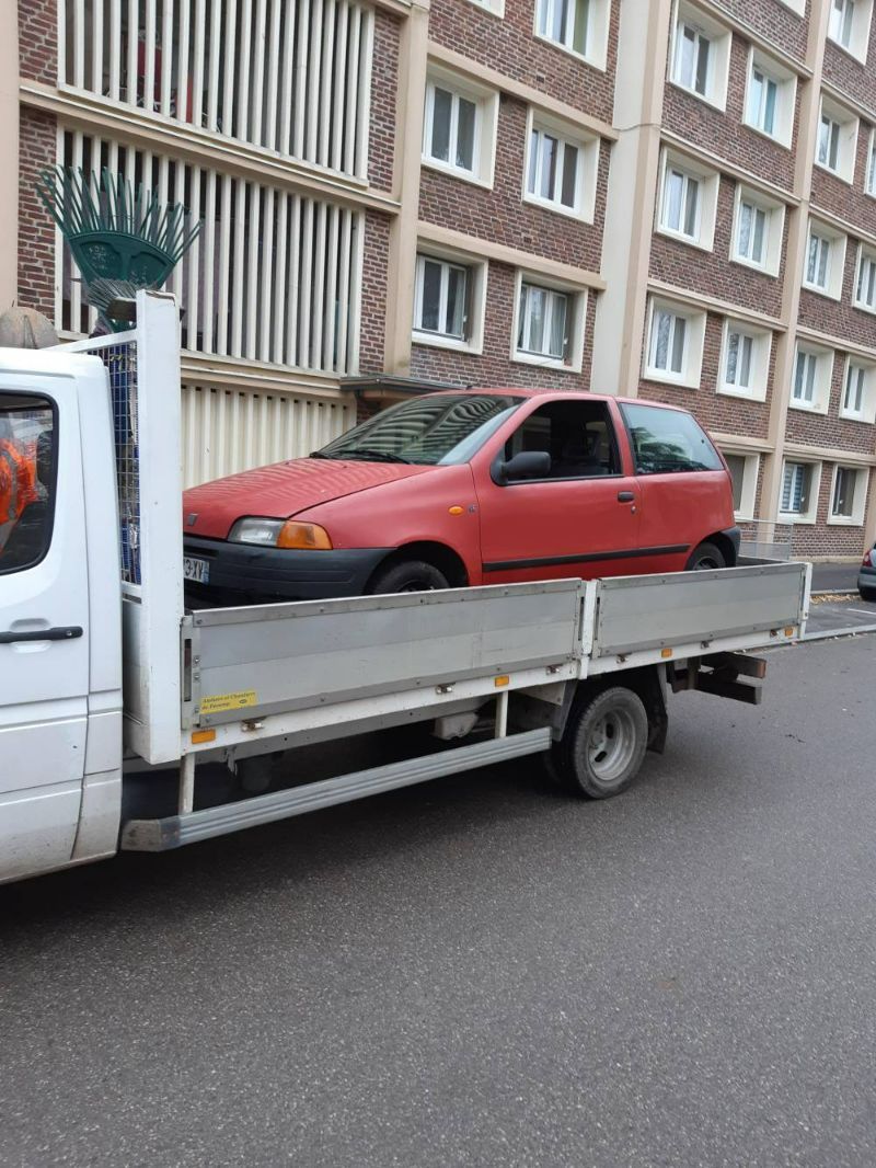 Enlèvement dun véhicules à Rouen 